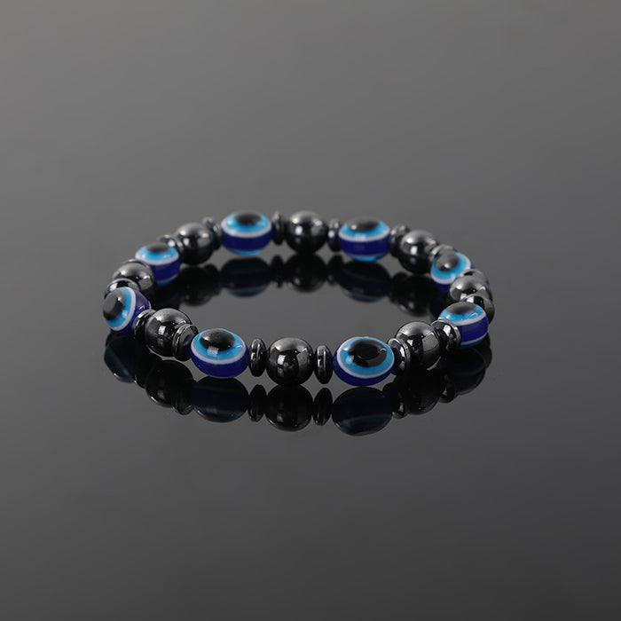 Wholesale Acrylic Eye Beads Black Gallbladder Magnet Bracelet JDC-BT-JiuL011