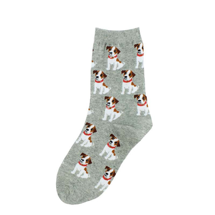 Wholesale Sock Cotton Medium Tube Cartoon Animals JDC-SK-XiF004