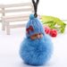 Jewelry WholesaleWholesale Sleeping Doll Hair Ball Keychain JDC-KC-QiShi005 Keychains 奇释 %variant_option1% %variant_option2% %variant_option3%  Factory Price JoyasDeChina Joyas De China