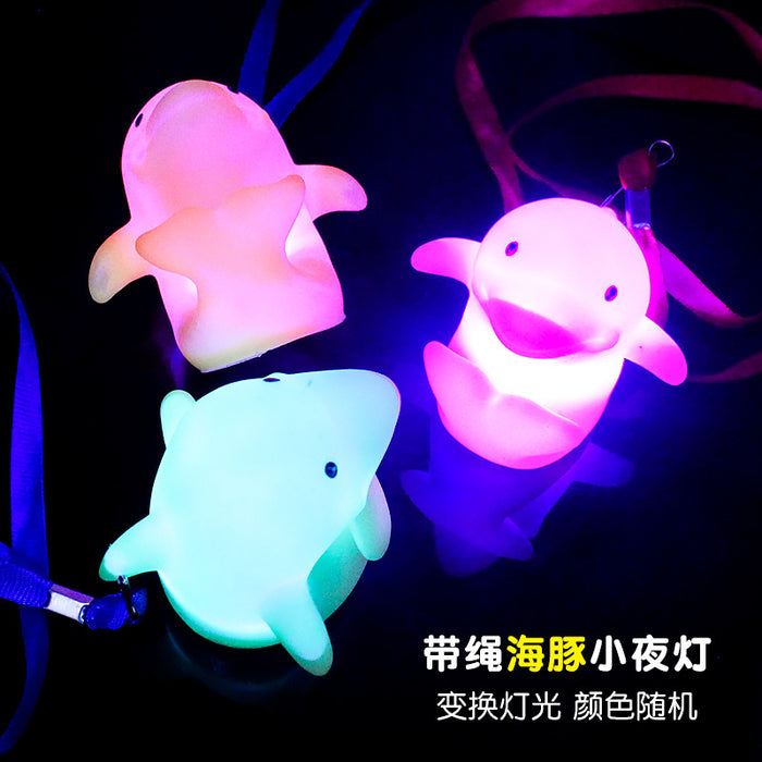 Jewelry WholesaleWholesale large lanyard dolphin night light glowing toy JDC-FT-SUF007 fidgets toy 苏帆 %variant_option1% %variant_option2% %variant_option3%  Factory Price JoyasDeChina Joyas De China