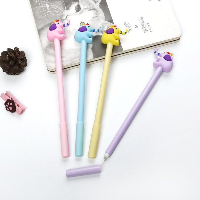 Wholesale Ballpoint Pen Cartoon Elephant Plastic MOQ≥2 JDC-BP-Jincai003