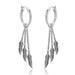 Jewelry WholesaleWholesale Stainless Steel Tassel Chain Leaf Single Earring JDC-ES-GSBSL032 Earrings 宝莎莉娜 %variant_option1% %variant_option2% %variant_option3%  Factory Price JoyasDeChina Joyas De China