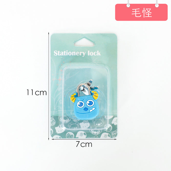 Wholesale Cartoon Silicone Metal Mini Lock (M) JDC-KC-SPai002