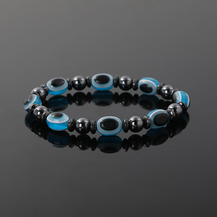 Wholesale Acrylic Eye Beads Black Gallbladder Magnet Bracelet JDC-BT-JiuL011