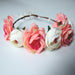 Jewelry WholesaleWholesale Simulation Rose Bride Seaside Holiday Garland Headband MOQ≥3 JDC-HD-Jiaoy002 Headband 娇艳 %variant_option1% %variant_option2% %variant_option3%  Factory Price JoyasDeChina Joyas De China