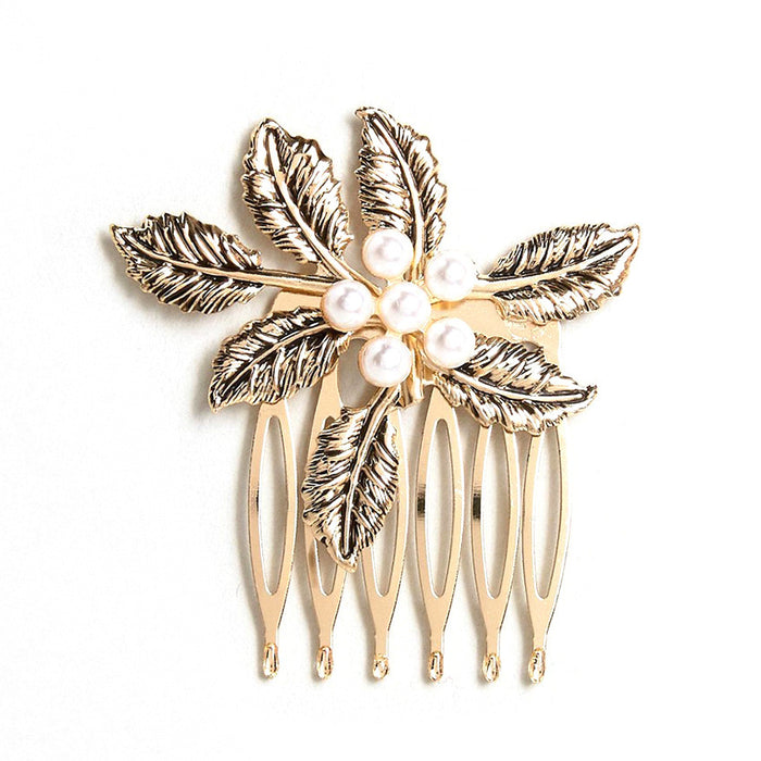 Jewelry WholesaleWholesale Vintage Diamond Hair Comb Insert Comb Antique Headwear JDC-HC-Huil002 Hair Clips 辉缕 %variant_option1% %variant_option2% %variant_option3%  Factory Price JoyasDeChina Joyas De China