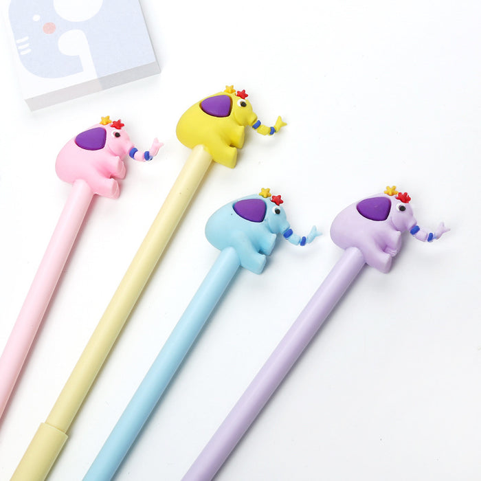 Wholesale Ballpoint Pen Cartoon Elephant Plastic MOQ≥2 JDC-BP-Jincai003