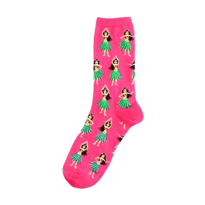 Wholesale Sock Cotton Medium Tube Cartoon Animals JDC-SK-XiF004