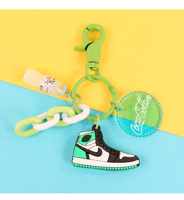 Wholesale Cartoon Soft Rubber Shoes Keychain (M) JDC-KC-YiHan010