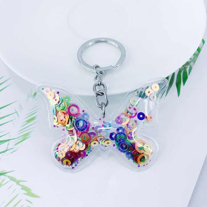 Jewelry WholesaleWholesale PVC Sequin key chain MOQ ≥ 10 JDC-KC-YZ013 Keychains 永泽 %variant_option1% %variant_option2% %variant_option3%  Factory Price JoyasDeChina Joyas De China