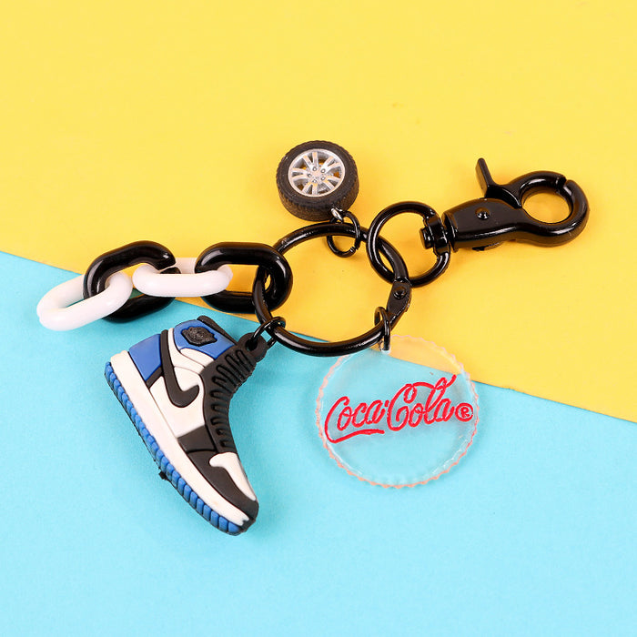 Wholesale Cartoon Soft Rubber Shoes Keychain (M) JDC-KC-YiHan010