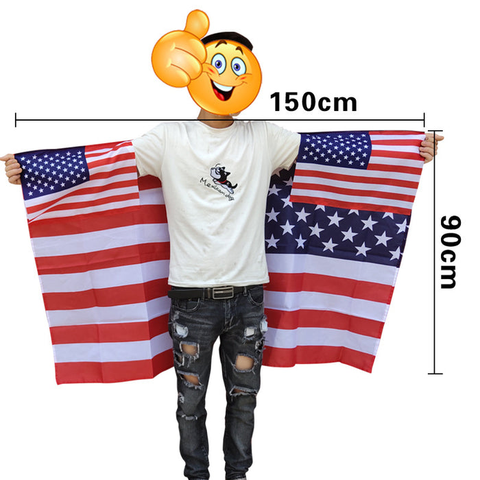 Jewelry WholesaleWholesale LGBT Pride Day Polyester Flag Cape JDC-FG-WuFu002 Flag 五福 %variant_option1% %variant_option2% %variant_option3%  Factory Price JoyasDeChina Joyas De China