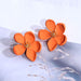 Jewelry WholesaleWholesale geometric three-dimensional flower alloy stud earrings JDC-ES-Lai002 Earrings 恋艾 %variant_option1% %variant_option2% %variant_option3%  Factory Price JoyasDeChina Joyas De China