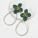 Jewelry WholesaleWholesale multicolor spray paint flower earrings MOQ≥2 JDC-ES-yida002 Earrings 宜达 %variant_option1% %variant_option2% %variant_option3%  Factory Price JoyasDeChina Joyas De China