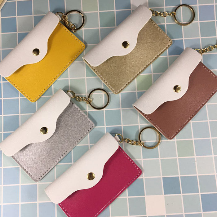 Wholesale Keychain PU Mini Cute Coin Purse Flip Pendant MOQ≥20 JDC-KC-XTY001