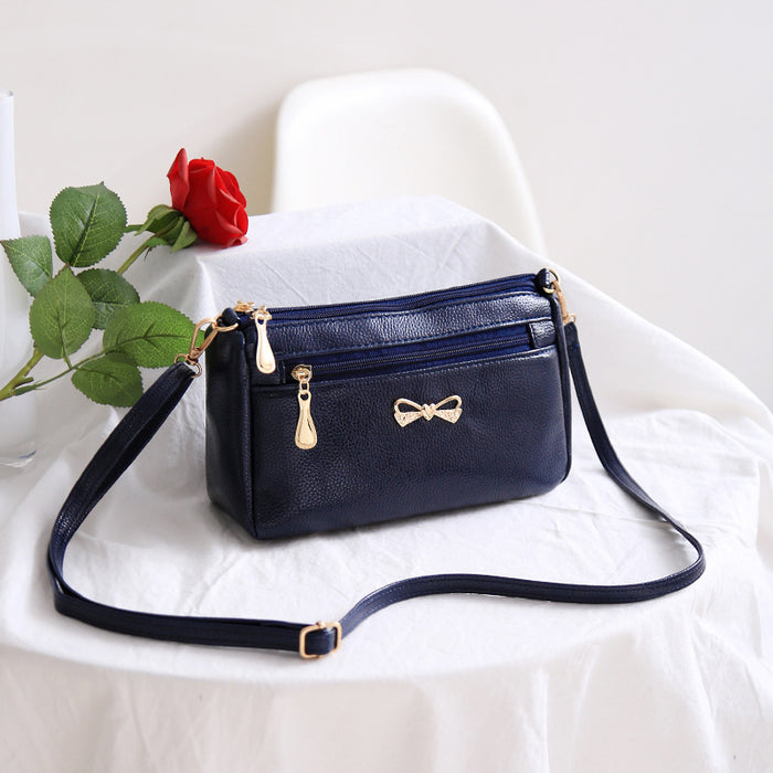 Wholesale Shoulder Bag PU Bow Small Square Bag Diagonal JDC-SD-Meiw002