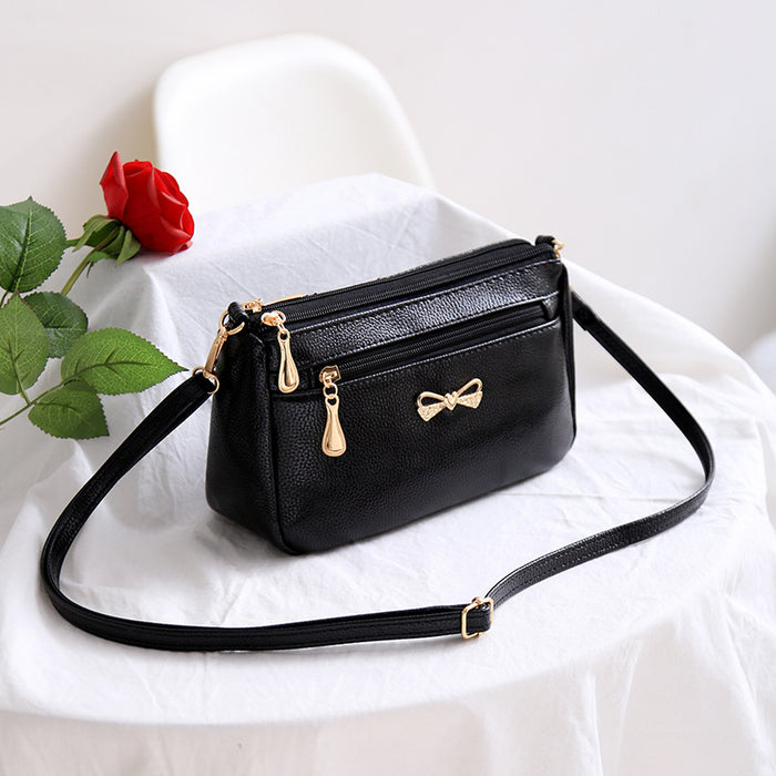 Wholesale Shoulder Bag PU Bow Small Square Bag Diagonal JDC-SD-Meiw002