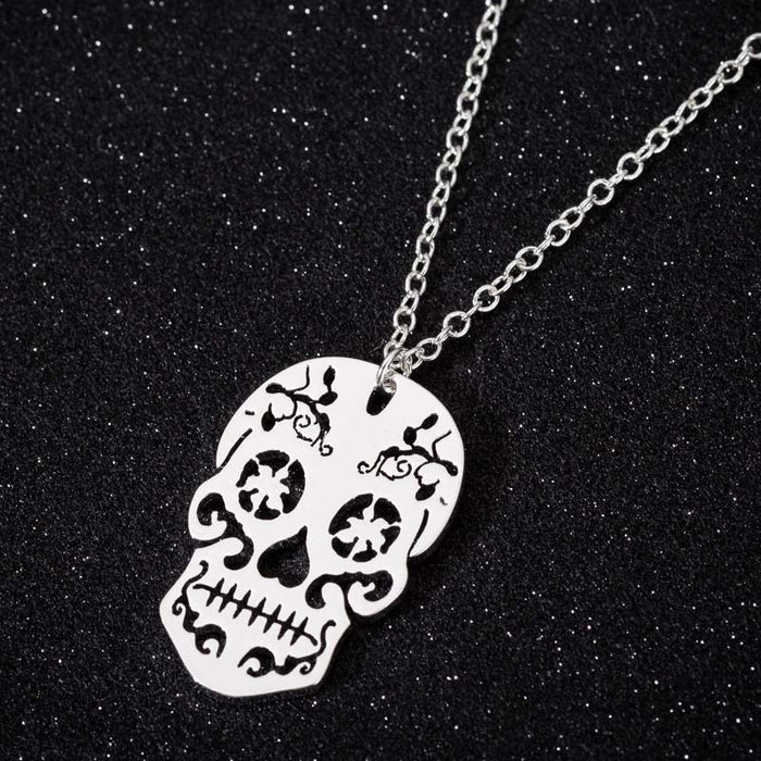 Wholesale retro horror hollow pendant necklace JDC-NE-GSJS005