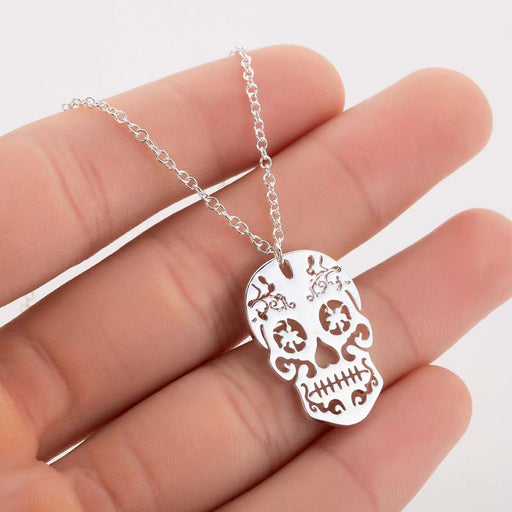 Jewelry WholesaleWholesale retro horror hollow pendant necklace JDC-NE-GSJS005 Necklaces 吉森 %variant_option1% %variant_option2% %variant_option3%  Factory Price JoyasDeChina Joyas De China