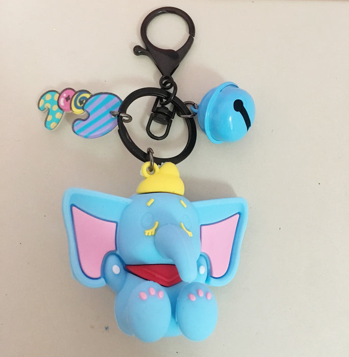 Wholesale Cartoon Elephant PVC Keychain (M) MOQ≥5 JDC-KC-SGDD001