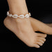 Jewelry WholesaleWholesale beach shell hand-knotted anklet JDC-AS-ZW019 Anklets 佐文 %variant_option1% %variant_option2% %variant_option3%  Factory Price JoyasDeChina Joyas De China