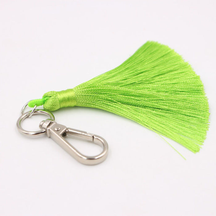 Jewelry WholesaleWholesale Tassel Bag Pendant Keychain JDC-KC-Zuge035 Keychains 祖格 %variant_option1% %variant_option2% %variant_option3%  Factory Price JoyasDeChina Joyas De China