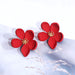 Jewelry WholesaleWholesale geometric three-dimensional flower alloy stud earrings JDC-ES-Lai002 Earrings 恋艾 %variant_option1% %variant_option2% %variant_option3%  Factory Price JoyasDeChina Joyas De China