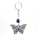 Jewelry WholesaleWholesale Devil's Eye Butterfly Keychain JDC-KC-baiding001 Keychains 佰定 %variant_option1% %variant_option2% %variant_option3%  Factory Price JoyasDeChina Joyas De China