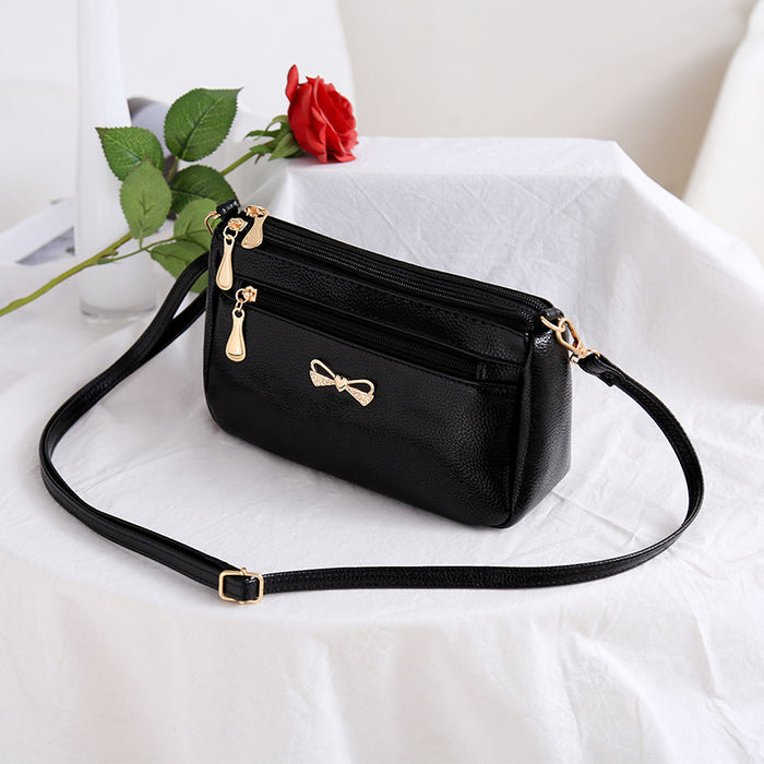 Wholesale Shoulder Bag PU Bow Small Square Bag Diagonal JDC-SD-Meiw002