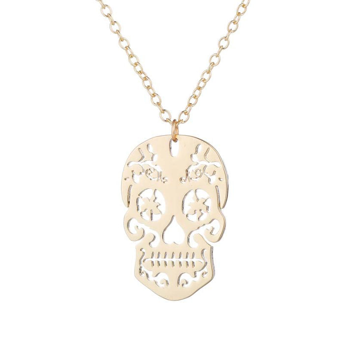 Wholesale retro horror hollow pendant necklace JDC-NE-GSJS005