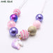 Jewelry WholesaleWholesale resin children can adjust the rope beading necklace JDC-NE-nijia005 Necklaces 妮加 %variant_option1% %variant_option2% %variant_option3%  Factory Price JoyasDeChina Joyas De China