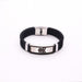 Jewelry WholesaleWholesale stainless steel silicone bracelet JDC-BT-HongX007 Bracelet 宏祥 %variant_option1% %variant_option2% %variant_option3%  Factory Price JoyasDeChina Joyas De China