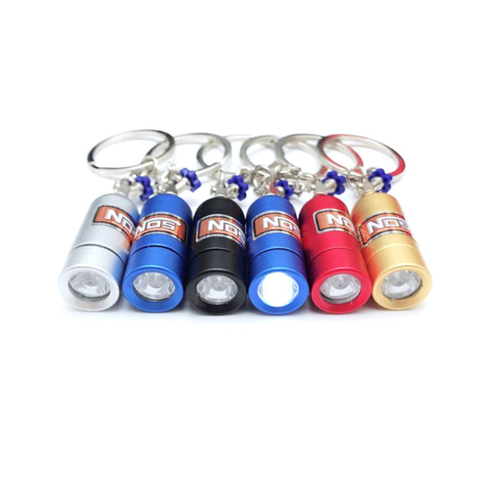 Wholesale Car NOS Nitrogen Oxide Keychain Outdoor LED Light Keychain MOQ≥2 JDC-KC-JinC001