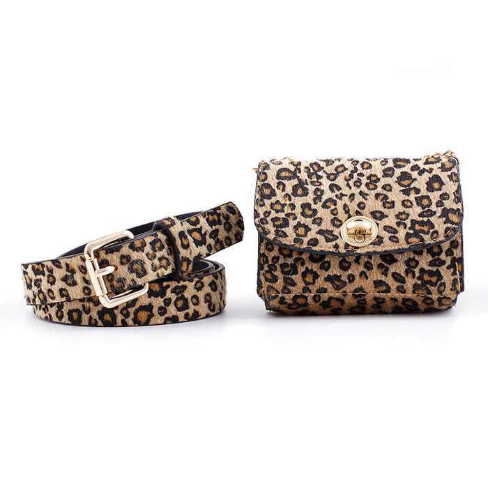 Jewelry WholesaleWholesale snake print fanny pack with diagonal chain belt JDC-WB-NuoY034 Womenbelt 诺娅 %variant_option1% %variant_option2% %variant_option3%  Factory Price JoyasDeChina Joyas De China