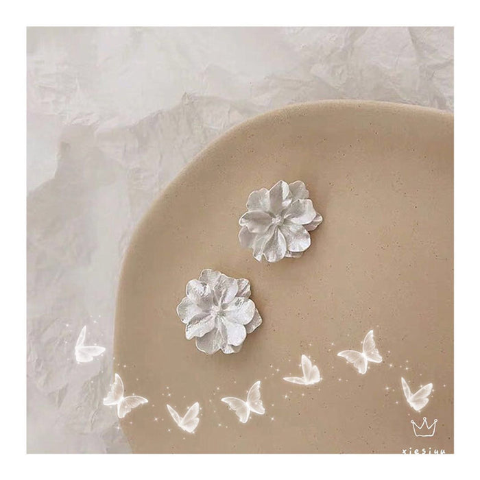 Jewelry WholesaleWholesale Camellia Stud Earrings Flower Earrings JDC-ES-Wenhuam002 Earrings 未闻花名 %variant_option1% %variant_option2% %variant_option3%  Factory Price JoyasDeChina Joyas De China