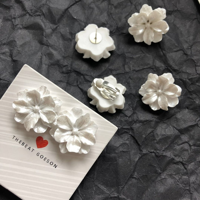 Jewelry WholesaleWholesale Camellia Stud Earrings Flower Earrings JDC-ES-Wenhuam002 Earrings 未闻花名 %variant_option1% %variant_option2% %variant_option3%  Factory Price JoyasDeChina Joyas De China