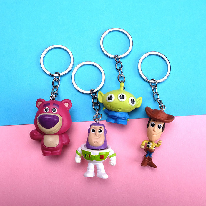 Wholesale of Cute Plastic Keychains JDC-KC-QMou023