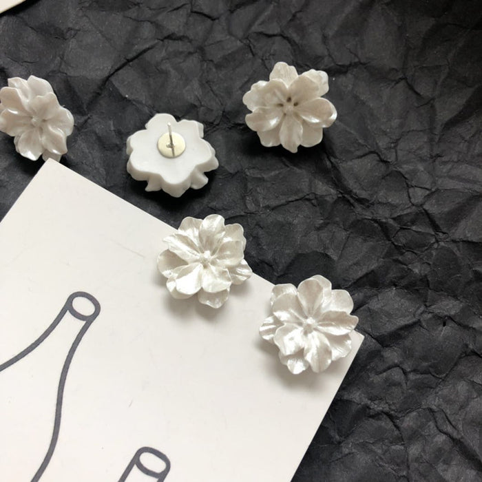 Jewelry WholesaleWholesale Camellia Stud Earrings Flower Earrings JDC-ES-Wenhuam002 Earrings 未闻花名 %variant_option1% %variant_option2% %variant_option3%  Factory Price JoyasDeChina Joyas De China