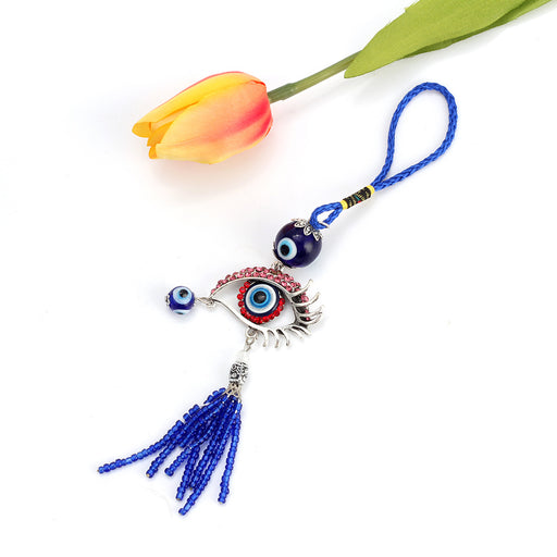 Jewelry WholesaleWholesale Devil's Eye hanging keychain JDC-KC-baiding005 Keychains 佰定 %variant_option1% %variant_option2% %variant_option3%  Factory Price JoyasDeChina Joyas De China