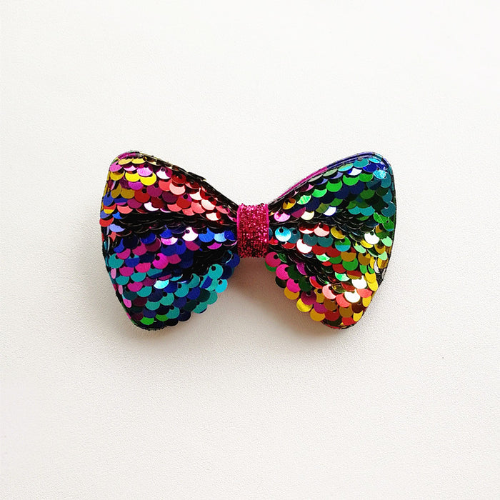 Jewelry WholesaleWholesale Sequins Large Bow Kids Hair Clips （F)JDC-HC-Manlun007 Hair Clips 漫沦 %variant_option1% %variant_option2% %variant_option3%  Factory Price JoyasDeChina Joyas De China