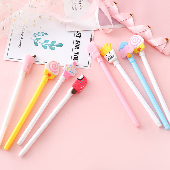 Wholesale Cartoon Snacks Plastic Ballpoint Pen JDC-BP-Gangs006