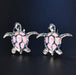 Jewelry WholesaleWholesale Imitation Opal Turtle Alloy Earrings JDC-ES-Miaoq001 Earrings 妙奇 %variant_option1% %variant_option2% %variant_option3%  Factory Price JoyasDeChina Joyas De China