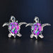 Jewelry WholesaleWholesale Imitation Opal Turtle Alloy Earrings JDC-ES-Miaoq001 Earrings 妙奇 %variant_option1% %variant_option2% %variant_option3%  Factory Price JoyasDeChina Joyas De China