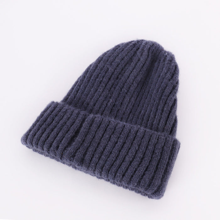 Wholesale Fashion Hat Acrylic Fiber Autumn Winter Warm Thick Knitted Hat MOQ≥2 JDC-FH-YueH010