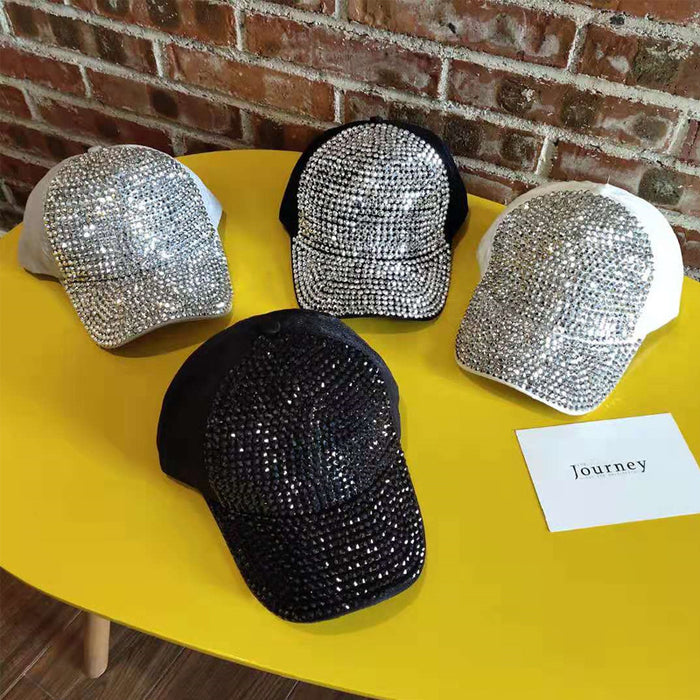 Jewelry WholesaleWholesale Cotton Polyester Rhinestone Baseball Hat JDC-FH-NLS030 Fashionhat 倪罗诗 %variant_option1% %variant_option2% %variant_option3%  Factory Price JoyasDeChina Joyas De China