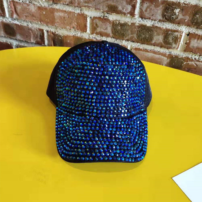 Jewelry WholesaleWholesale Cotton Polyester Rhinestone Baseball Hat JDC-FH-NLS030 Fashionhat 倪罗诗 %variant_option1% %variant_option2% %variant_option3%  Factory Price JoyasDeChina Joyas De China