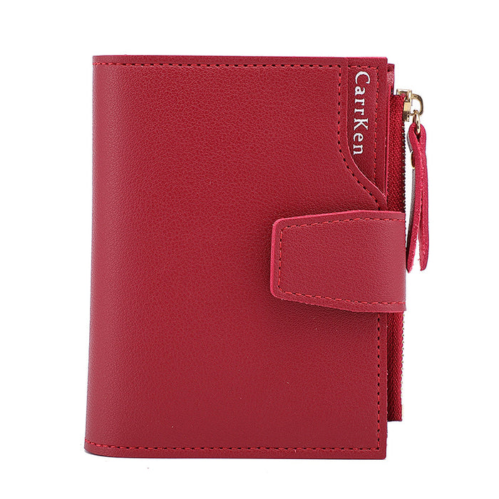 Jewelry WholesaleWholesale Short Zipper Card Holder Multifunctional Trifold Wallet JDC--WT-ZhaoP002 Wallet 朝飘 %variant_option1% %variant_option2% %variant_option3%  Factory Price JoyasDeChina Joyas De China