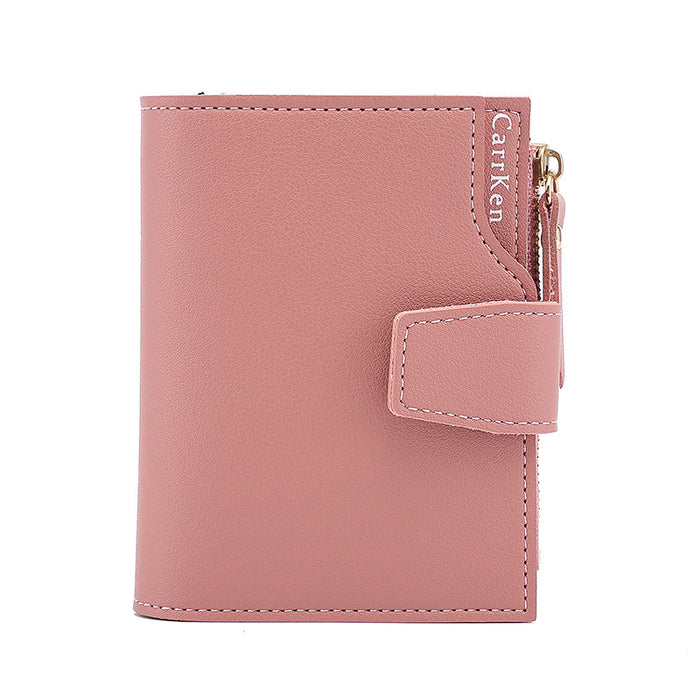 Jewelry WholesaleWholesale Short Zipper Card Holder Multifunctional Trifold Wallet JDC--WT-ZhaoP002 Wallet 朝飘 %variant_option1% %variant_option2% %variant_option3%  Factory Price JoyasDeChina Joyas De China