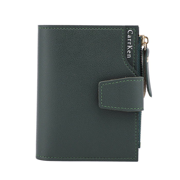 Jewelry WholesaleWholesale Short Zipper Card Holder Multifunctional Trifold Wallet JDC--WT-ZhaoP002 Wallet 朝飘 %variant_option1% %variant_option2% %variant_option3%  Factory Price JoyasDeChina Joyas De China