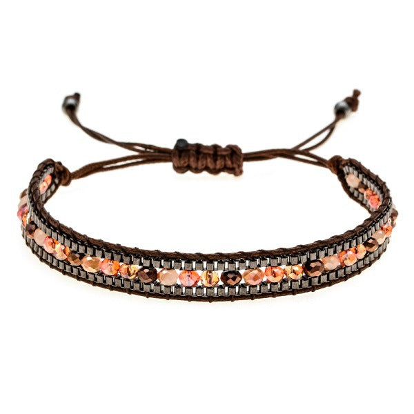 Wholesale hand woven bracelet vintage ethnic style jewelry JDC-BT-ZheQ017